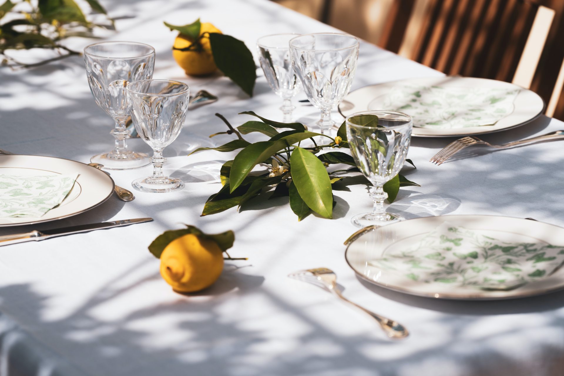 Outdoor dining for socially distanced events 