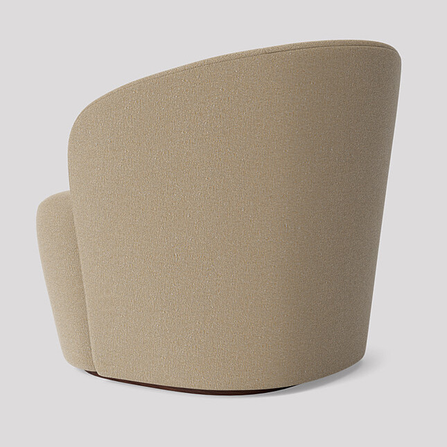 Deco Luxe Chair, Oatmeal Boucle 3, Juno Hire range