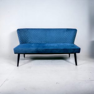 Effy Sofa, Electric Blue. Juno Furniture Hire